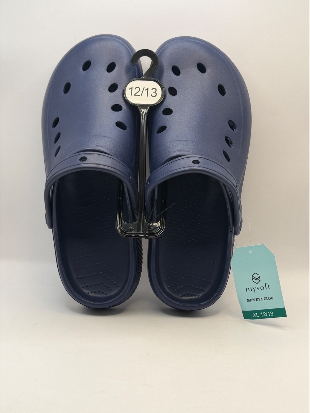 Navy clogs sandals size 12-13 us